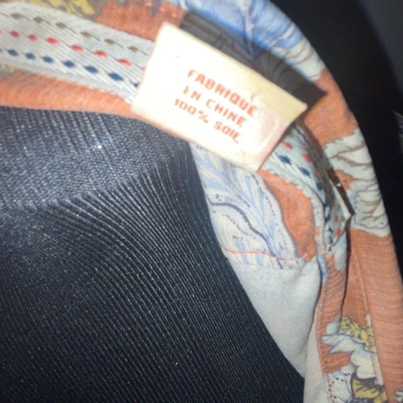 TOMMY BAHAMA Silk Hawaiian Floral Mens Casual Button Front Short Sleeve Top XL - Picture 6 of 14